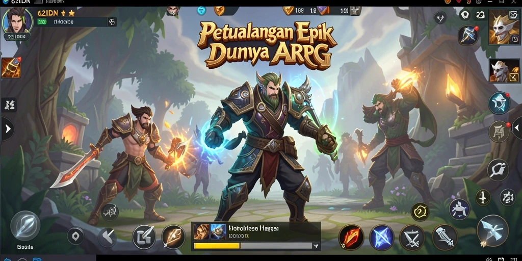 Tangkapan layar gameplay 62IDN menampilkan aksi pertarungan yang mendebarkan.