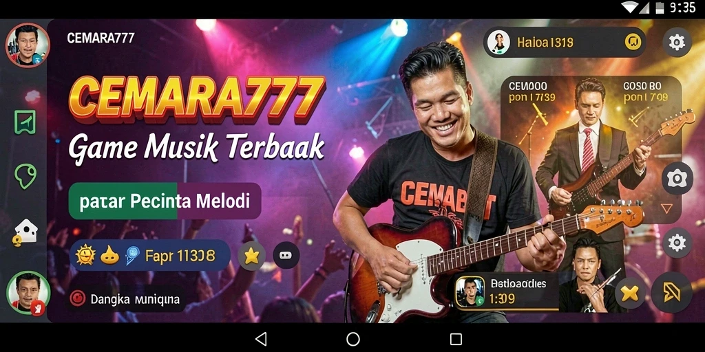 Tampilan gameplay CEMARA777 dengan desain yang menarik dan interaktif.