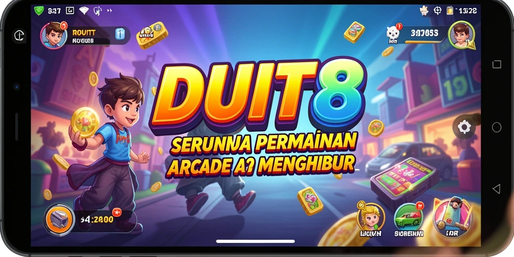 Tangkapan layar gameplay seru dari game Arcade DUIT8.