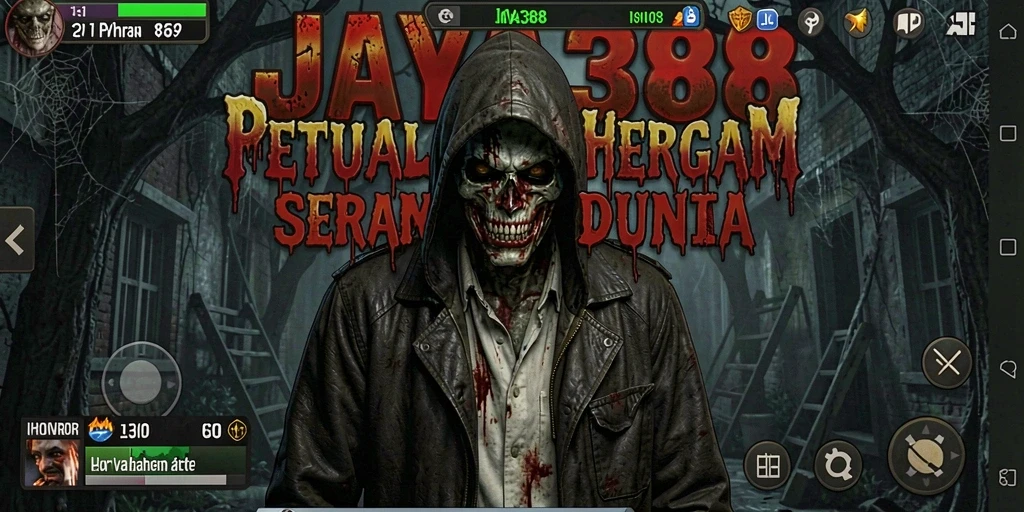 Tangkapan layar utama JAYA388 menunjukkan suasana menegangkan dalam petualangan horror.