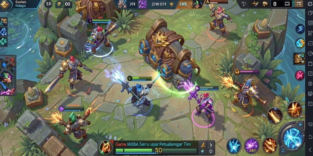 Tampilan gameplay menarik dari <strong>KKRP</strong> dengan aksi dan strategi di lapangan.