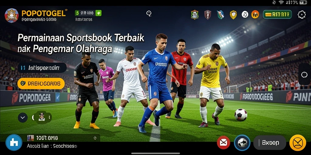 Screenshot gameplay POPOTOGEL menampilkan aksi taruhan langsung yang seru.