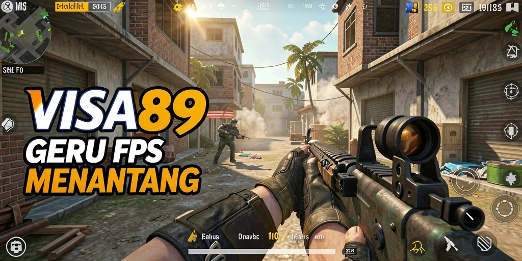 Tampilan mengesankan gameplay FPS di VISA89.